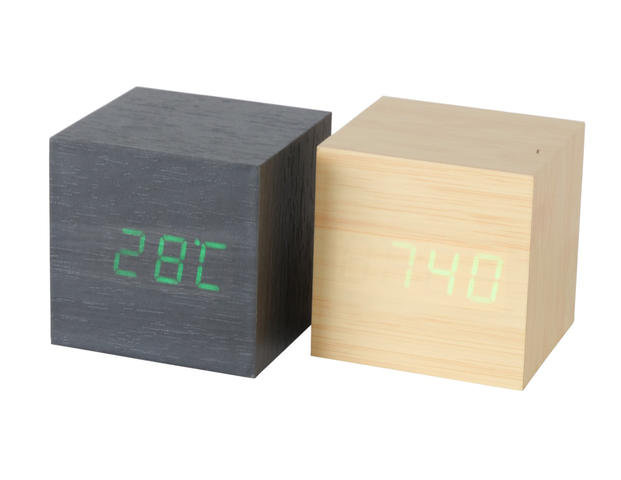 Tischuhr Kubus