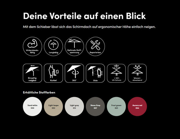 Sonnenschirm Slide