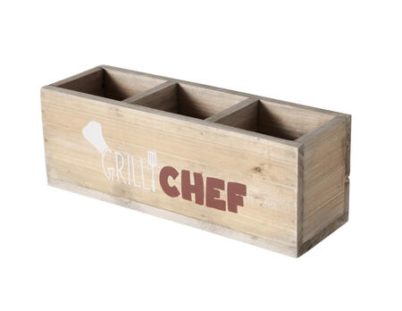 Besteckbehälter Box Grillzeit